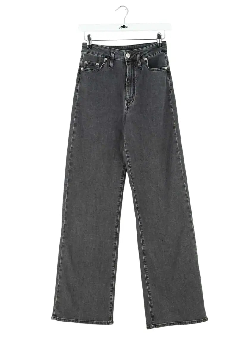 Jean large Maje Noir en Coton, taille S - Seconde Main