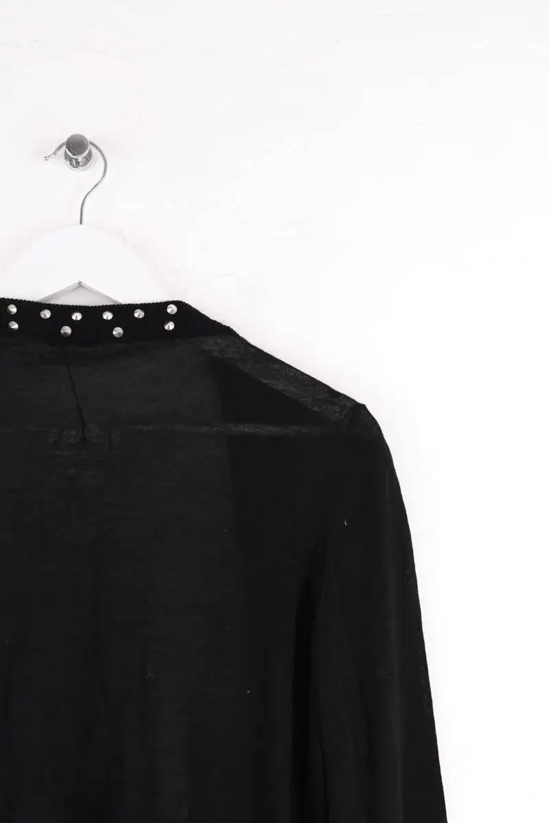 Cardigan Maje Noir en Laine