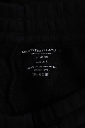 Pantalon de sport Majestic Filatures Noir en Coton