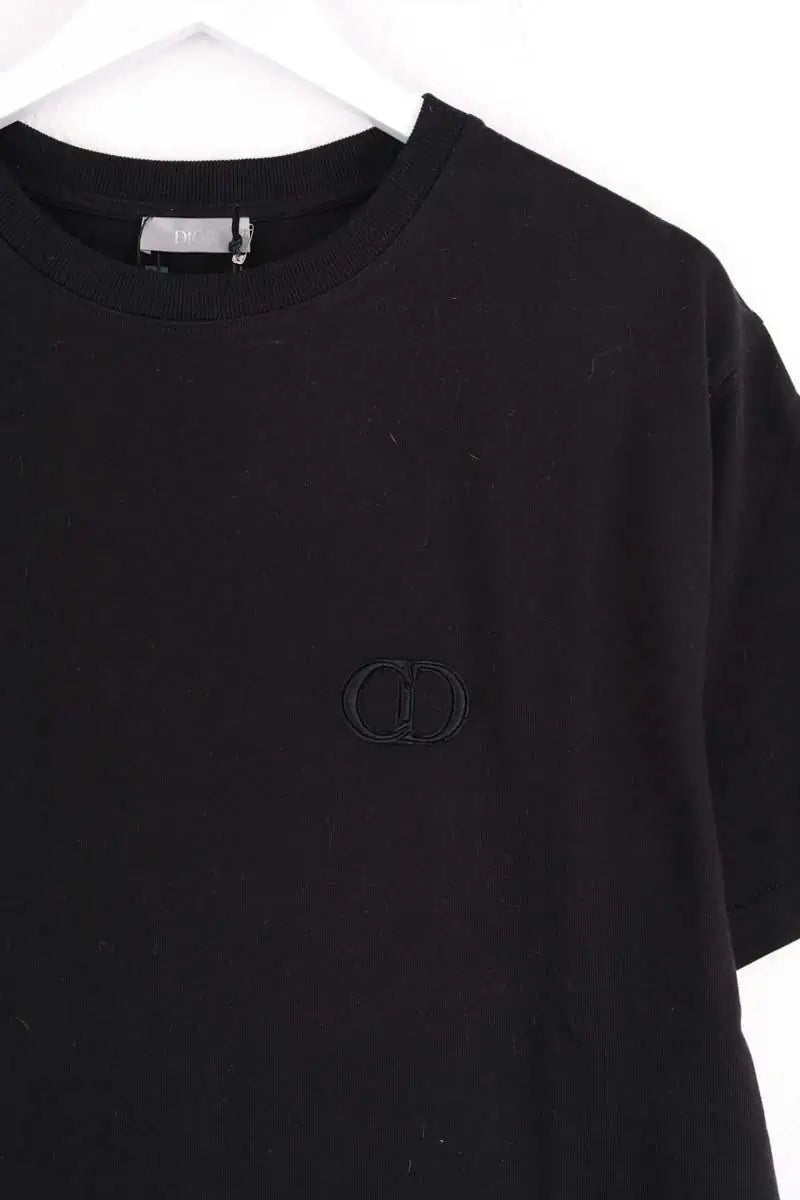 T-shirt Dior CD Noir en Coton