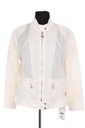 Gilet Moncler Ecru en Synthétique, taille L - Seconde Main