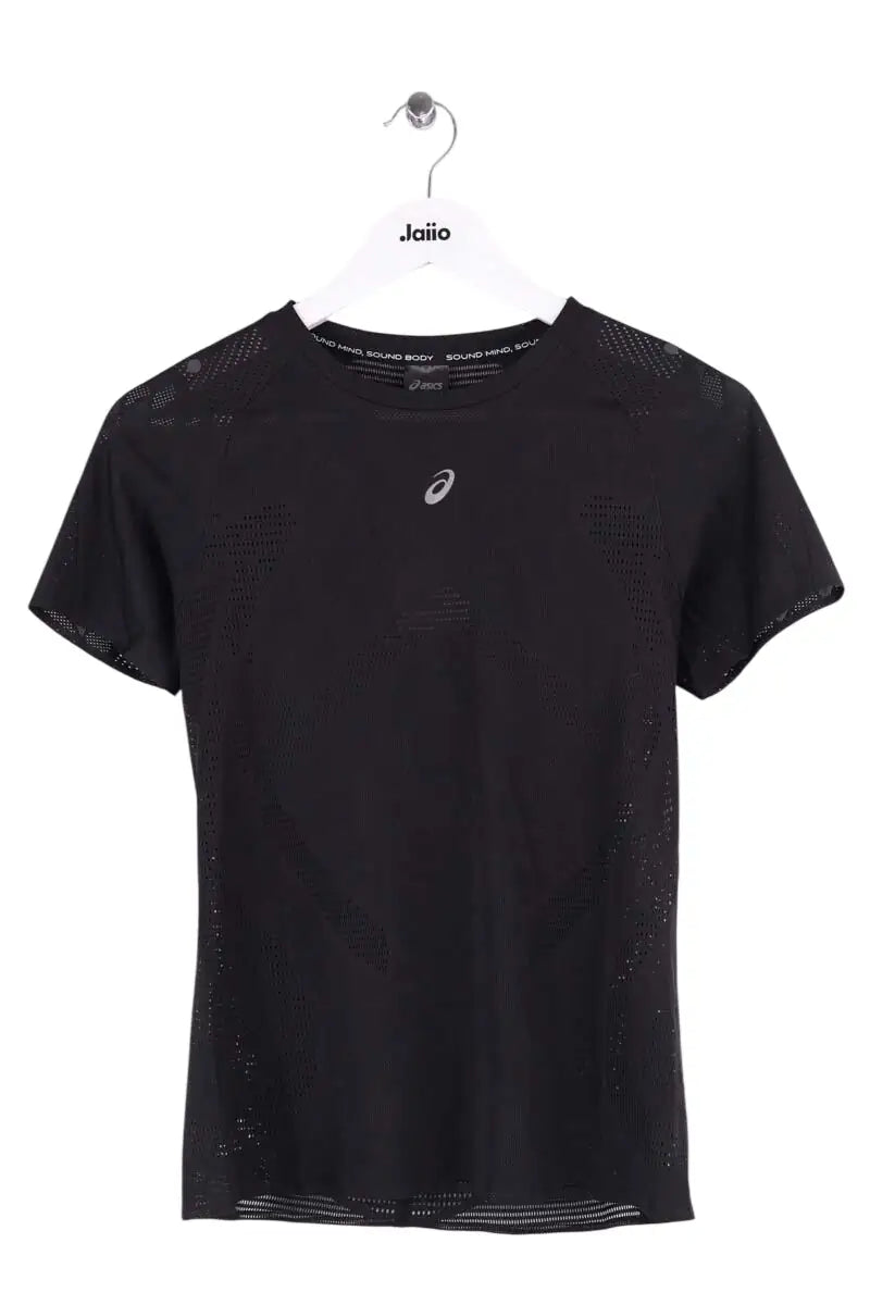 T-shirt Asics Noir en Synthétique, taille XS - Seconde Main
