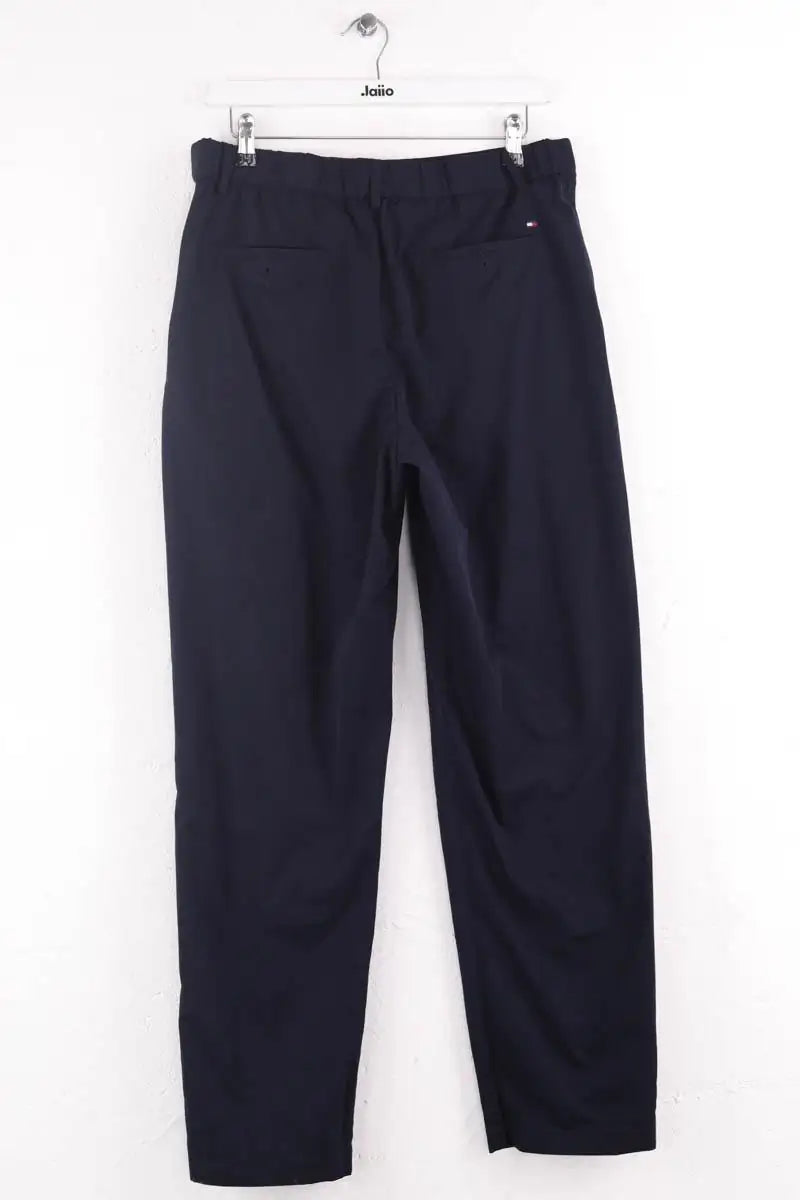 Pantalon large Tommy Hilfiger Marine en Synthétique