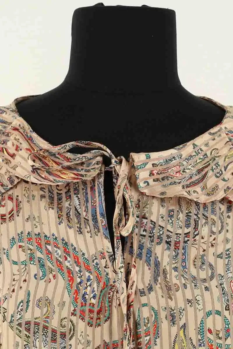 Blouse Maje Beige en Viscose
