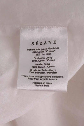 Robe Sézane Ecru en Lin