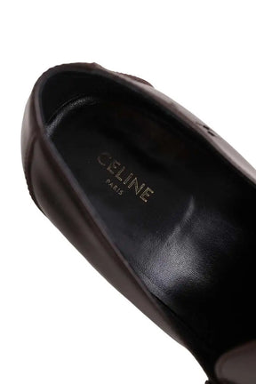 Mocassins Celine Marron en Cuir