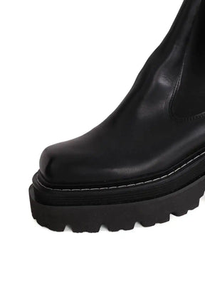 Boots Sandro Noir en Cuir