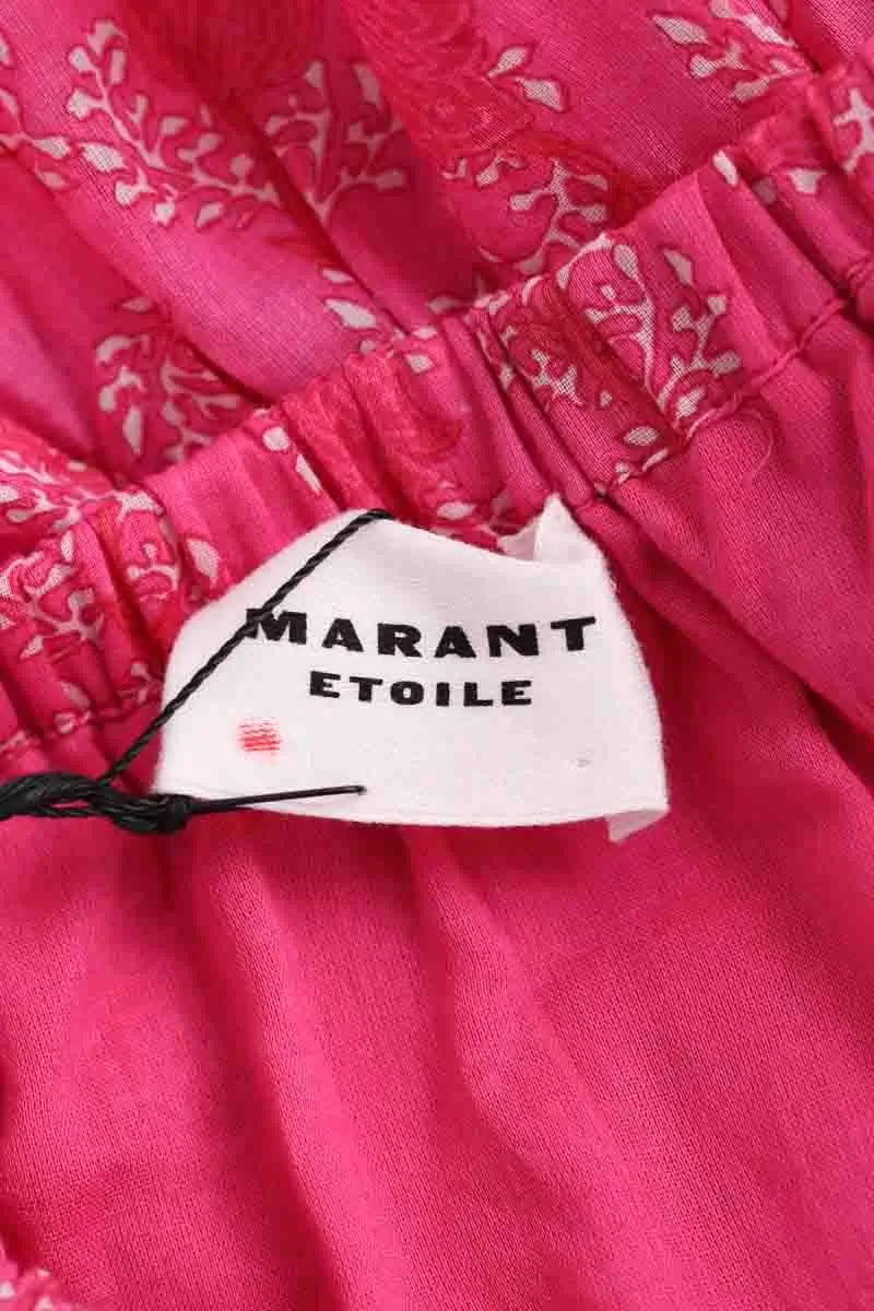Mini short Isabel Marant Étoile Rose en Coton