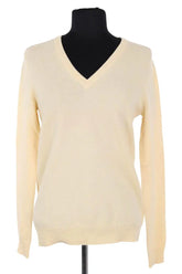Pull Eric Bompard Jaune en Cachemire, taille S - Seconde Main