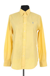 Chemise Ralph Lauren Jaune en Coton, taille M - Seconde Main