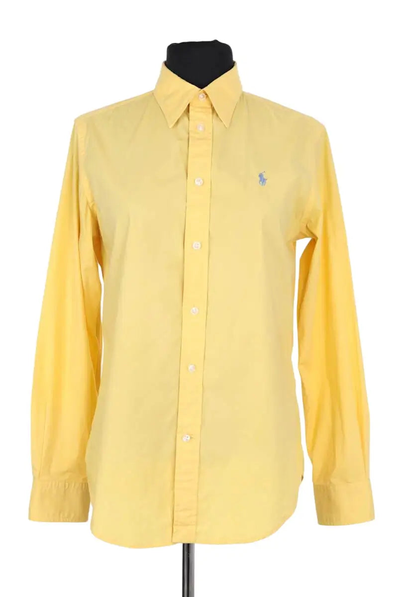 Chemise Ralph Lauren Jaune en Coton, taille M - Seconde Main