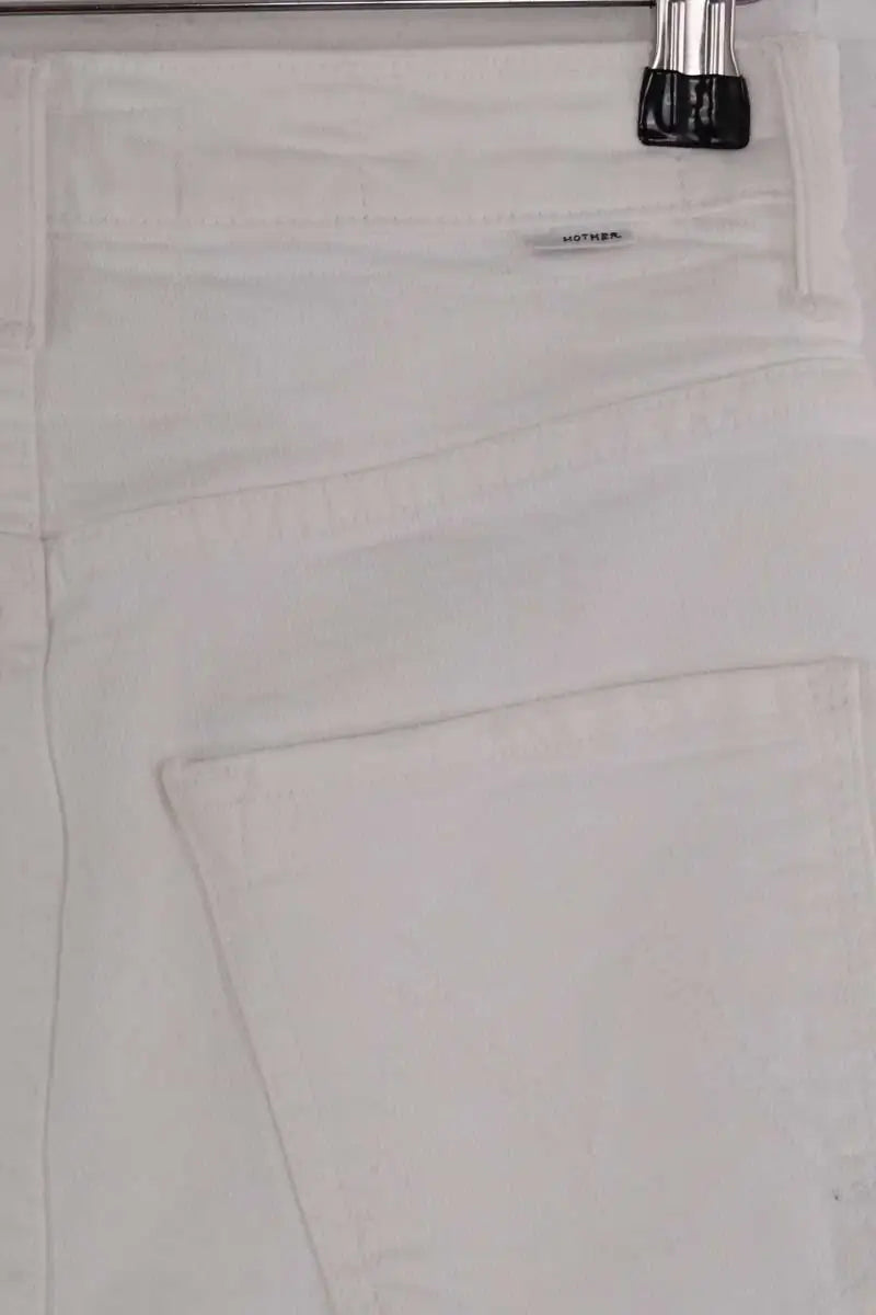 Mini short Mother The dazzler shift fray short Blanc en Coton