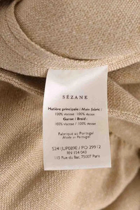 Jupe Sézane Beige en Viscose