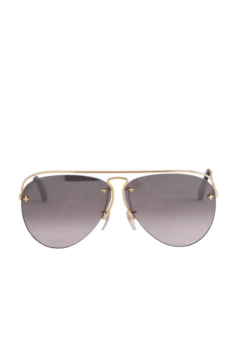 Lunettes d'aviateur Louis Vuitton Noir en Métal - Seconde Main