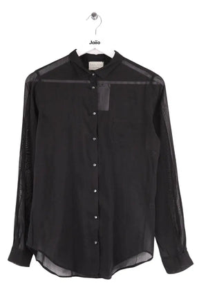 Chemise Forte_Forte Noir en Coton, taille S - Seconde Main