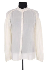 Chemise Antik Batik Beige en Coton, taille S - Seconde Main