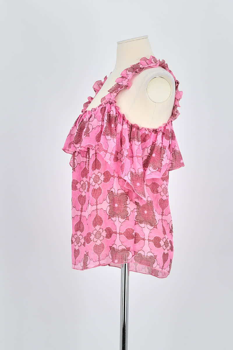 Top sans manche Antik Batik  Rose