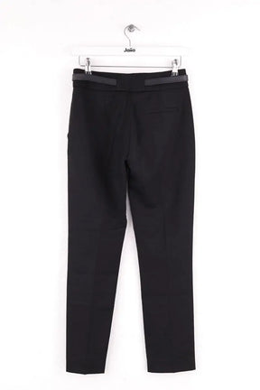 Pantalon droit The Kooples Noir en Laine