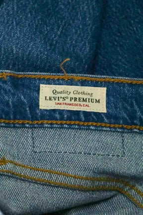 Jean droit Levi's 501 Bleu en Coton