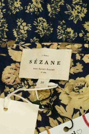 Jupe Sézane Bleu en Coton