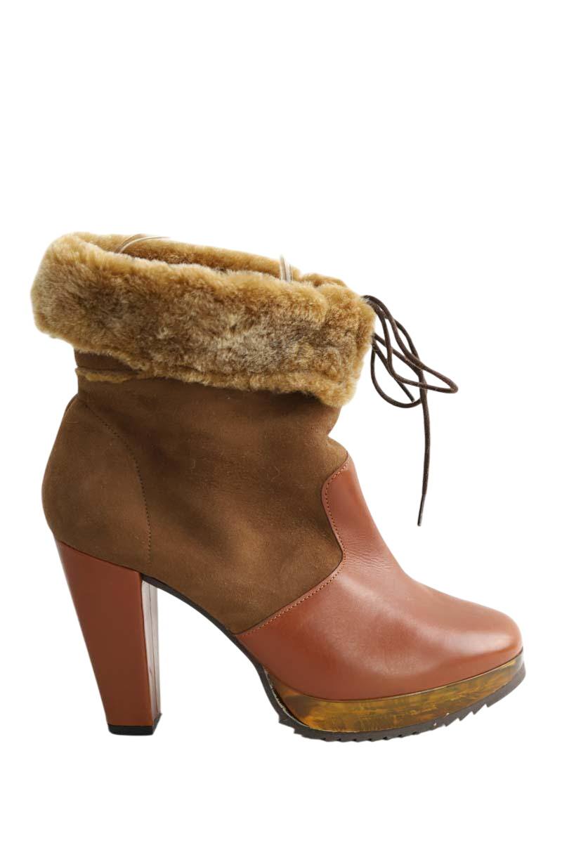 Boots Robert Clergerie  Marron