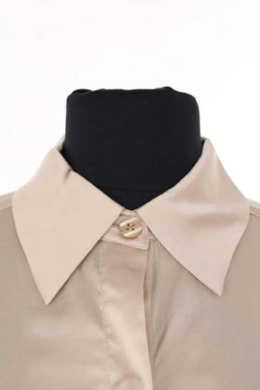 Chemise Max & Moi Beige en Soie