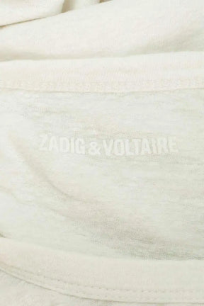 T-shirt Zadig & Voltaire Blanc en Lin