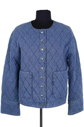 Veste Sézane Bleu en Coton, taille XS - Seconde Main
