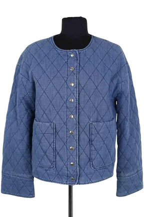Veste Sézane Bleu en Coton, taille XS - Seconde Main