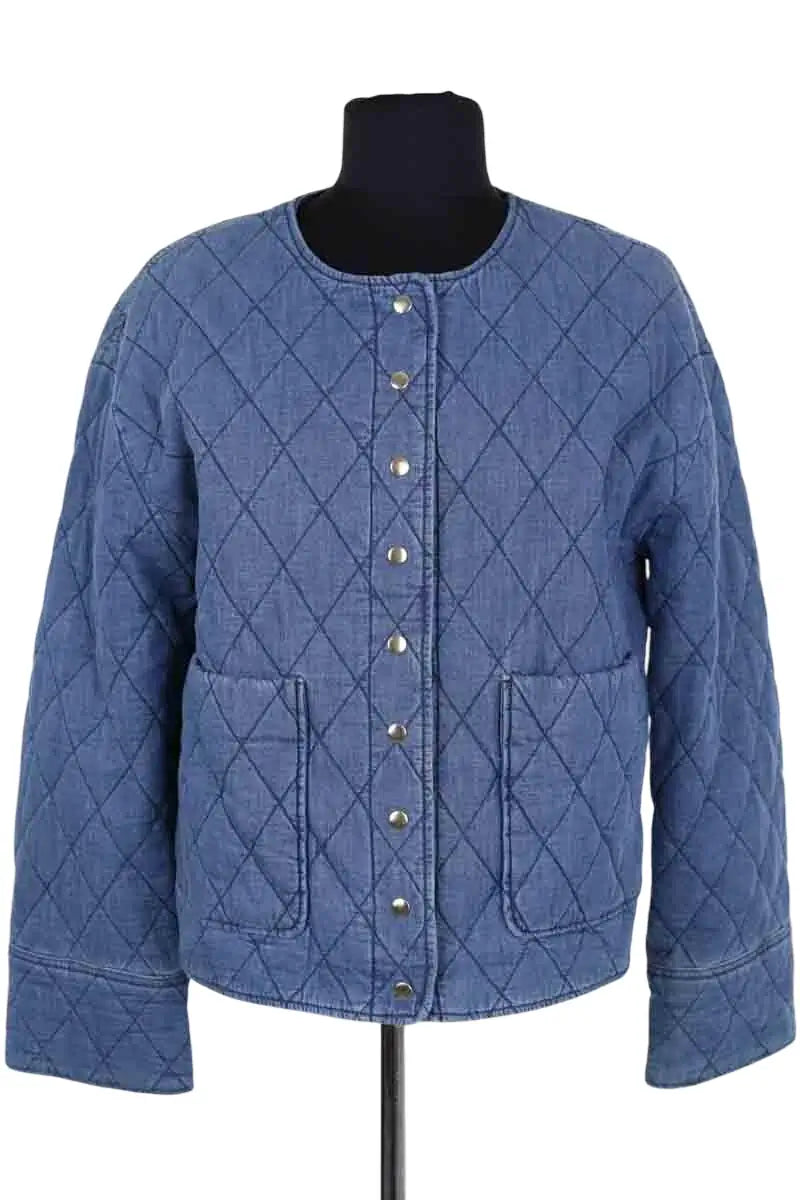 Veste Sézane Bleu en Coton, taille XS - Seconde Main