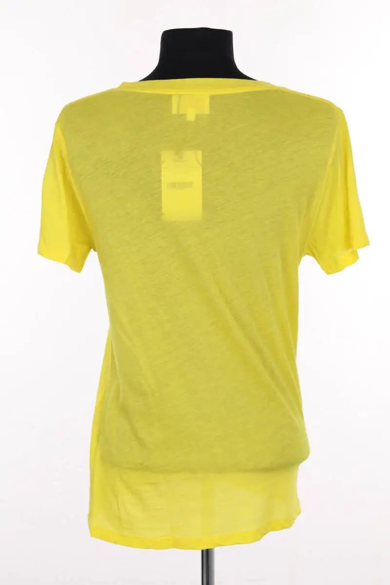 T-shirt From Future Jaune en Coton