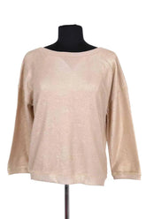 Sweatshirt Marella Beige en Coton, taille S - Seconde Main