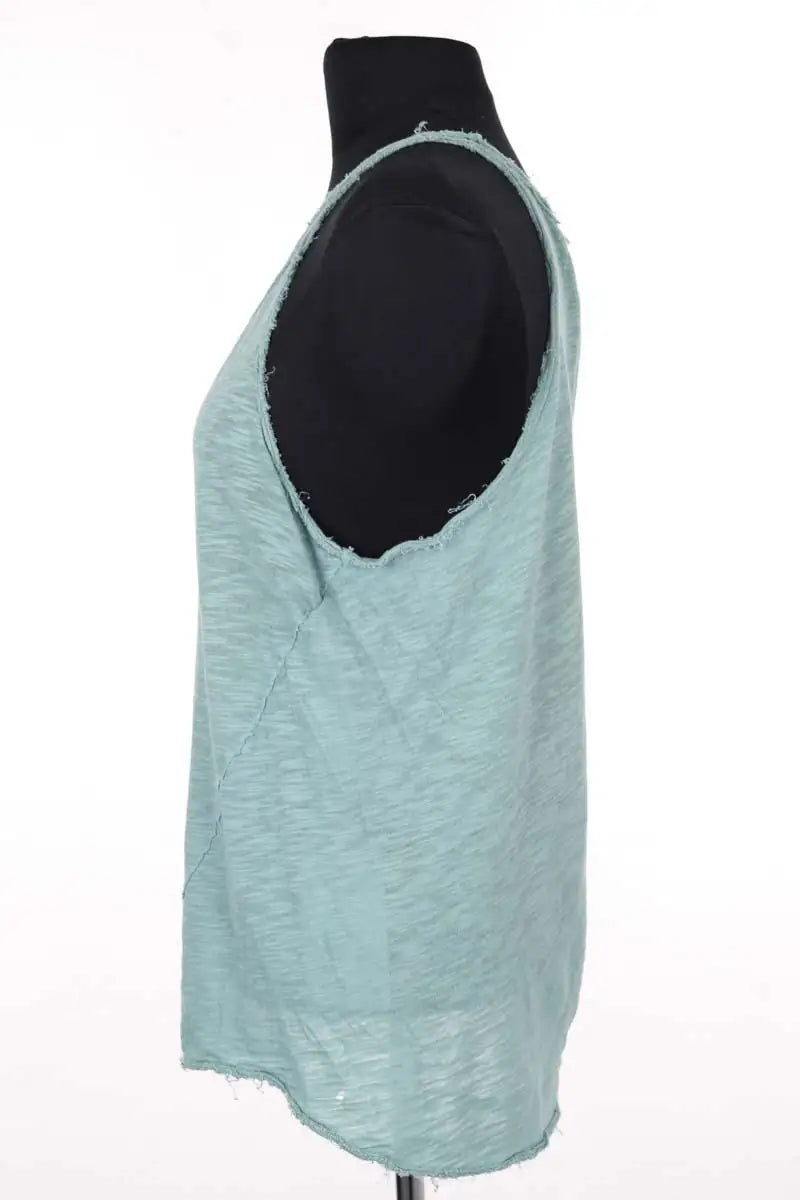Top sans manche Zadig & Voltaire Kaki en Lin