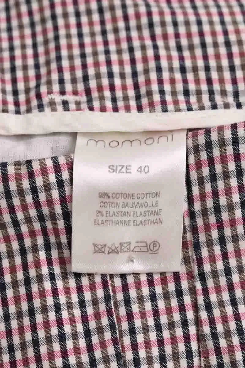 Pantalon large Momoni Marron en Coton
