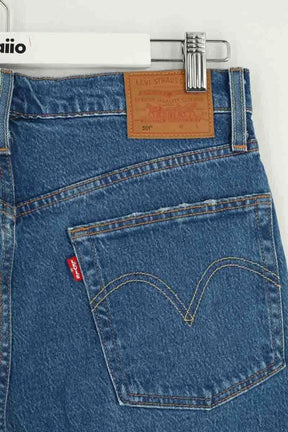 Jean droit Levi's 501 Bleu en Coton