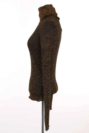 Blouse Saint Laurent Doré en Synthétique