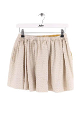 Mini jupe Maje Doré en Coton, taille XXS - Seconde Main