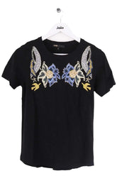 T-shirt Maje Noir en Coton, taille M - Seconde Main