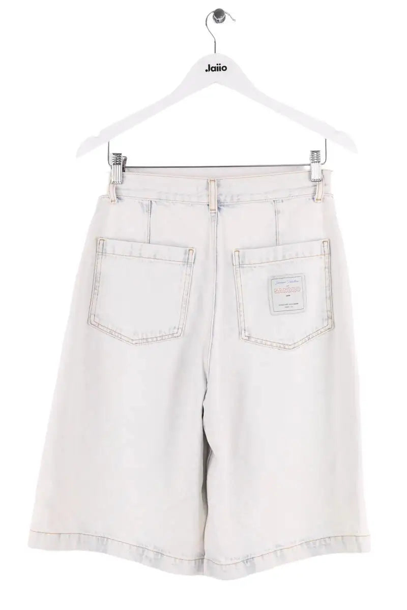 Bermuda Sandro Bleu en Coton
