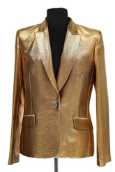 Blazer Pallas Harlem Doré en Synthétique, taille L - Seconde Main