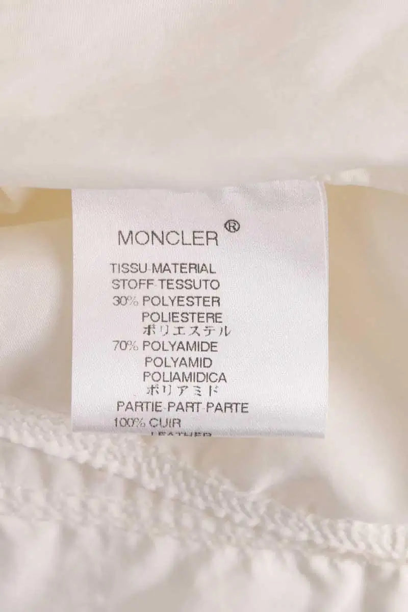 Gilet Moncler Ecru en Synthétique