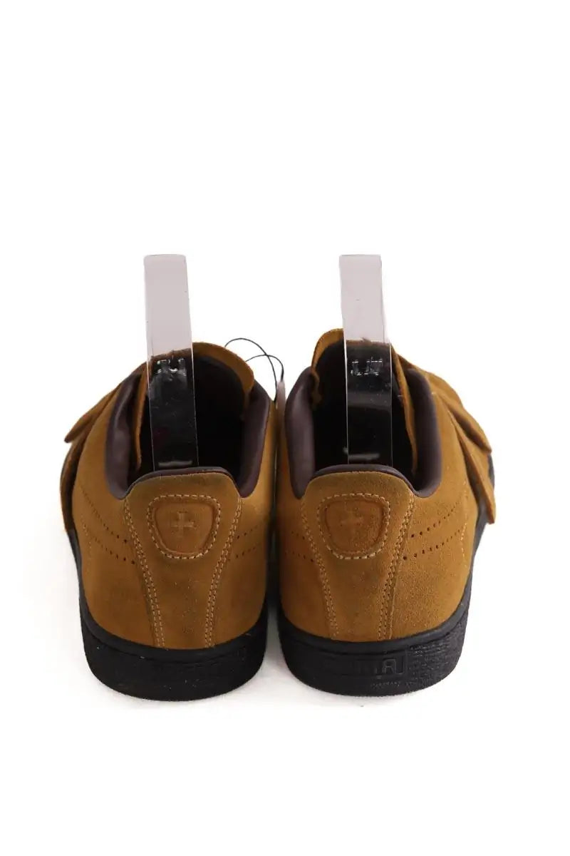 Baskets basses Puma Camel en Daim