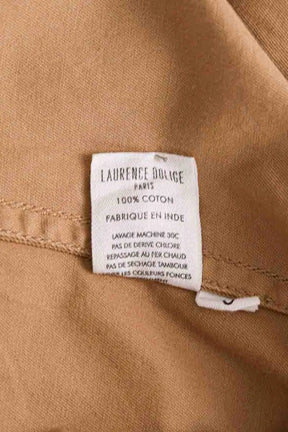 Chemise Laurence Bras Camel en Coton