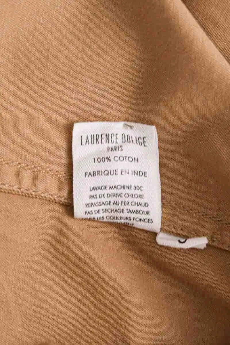 Chemise Laurence Bras Camel en Coton