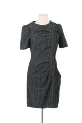 Robe Tara Jarmon Anthracite en Synthétique, taille S - Seconde Main