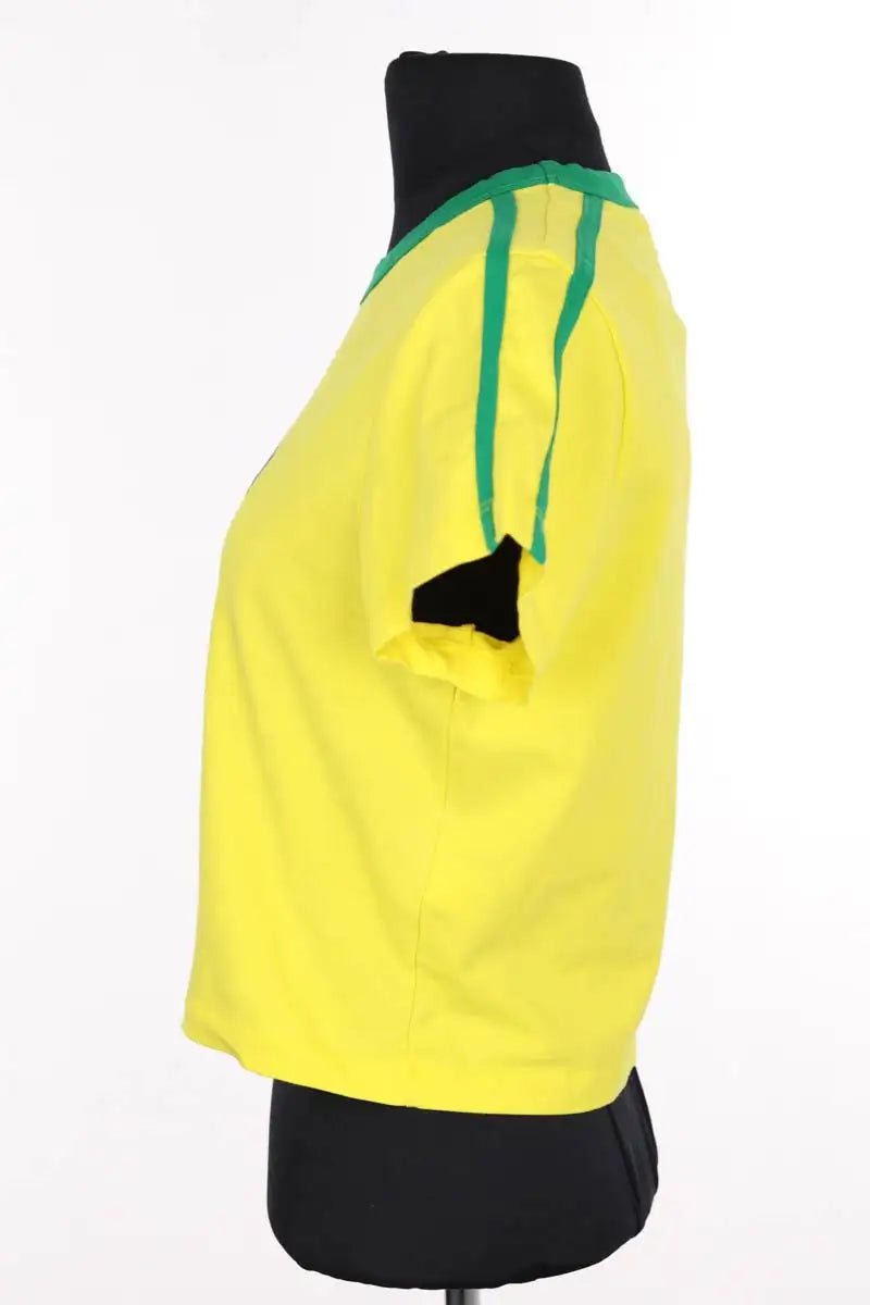 T-shirt From Future Jaune en Coton