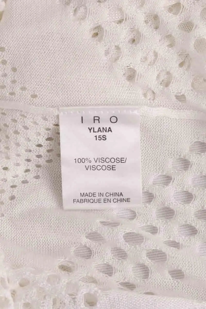 Top Iro Blanc en Viscose