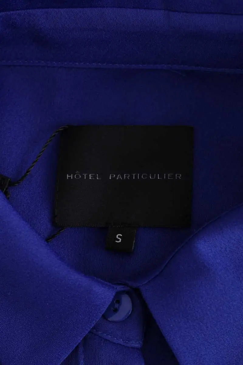 Chemise Hotel Particulier Bleu en Viscose