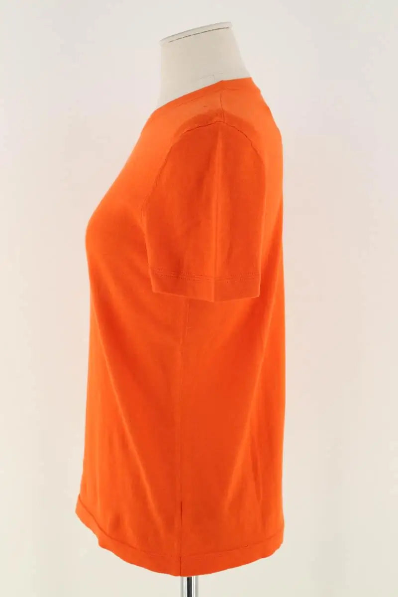 T-shirt Eric Bompard Orange en Coton