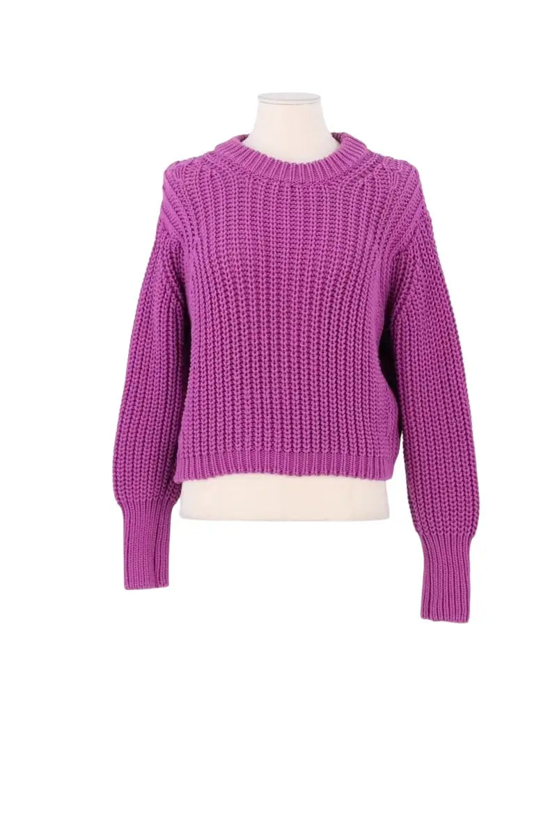Pull Claudie Pierlot Violet en Coton, taille S - Seconde Main
